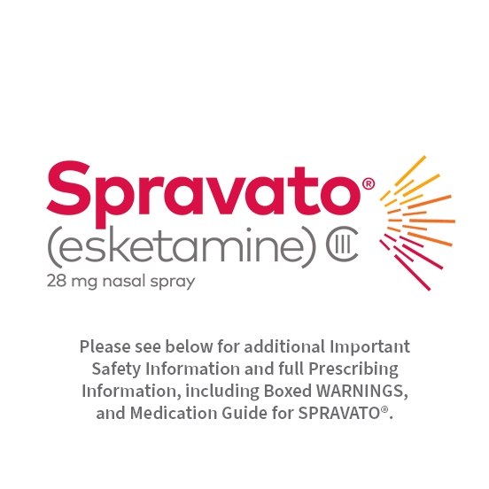 SPRAVATO esketamine nasal spray logo.